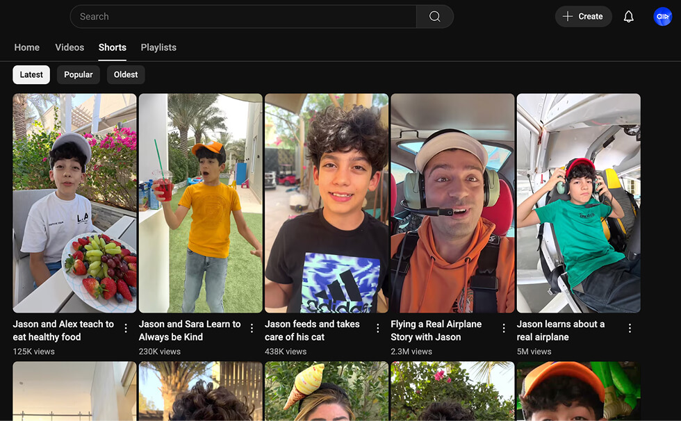 Jason Vlogs Shorts