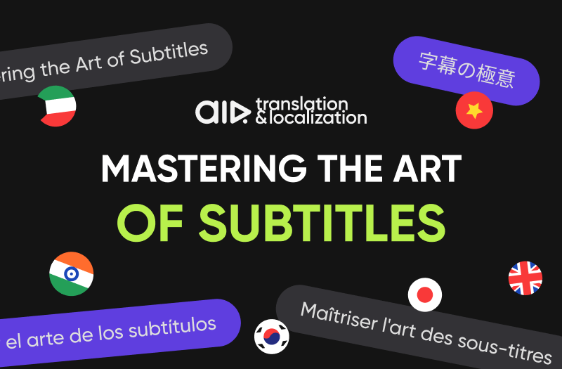 writing and formatting subtitles